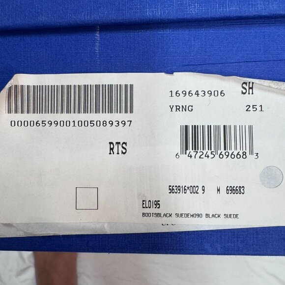 NIB Stuart Weitzman Eloise 90 Black Suede Knee-High Boots – Size 9M - Picture 5 of 9